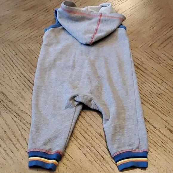 Joe fresh boys 18-24 month hooded zip up onsie - Picture 5 of 6